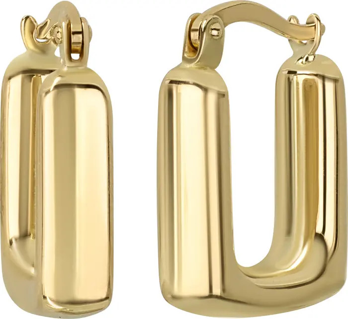 Bony Levy 14K Gold Rectangular Hoop Earrings | Nordstrom | Nordstrom