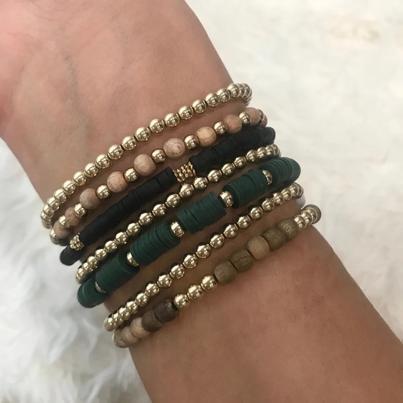 Gold Bead Name Bracelet, Gold Filled Name Bracelet, Bead Name Bracelet, 14k Gold Filled, Customiz... | Etsy (US)