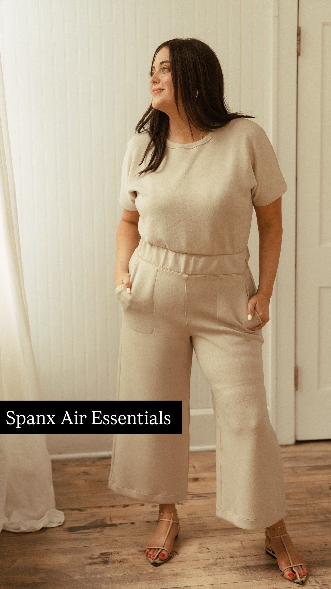 While we don't have any recent new releases from @Spanx Air Essentials, we loveee the fabric. It's so soft, but also temperature regulating. I love that they make so many different items so that you can look polished, but comfy. 

This jumpsuit is from a few years ago, but they have a new version that has a tie in front that is so cute. And the back is separated so you don't have to get naked to use the bathroom.

I also am eyeing the new shirt dress - would make such a good and easy work dress that could also be used on weekends. 

Promo code for 25% off is AE25.

#LTKPlusSize #LTKMidsize #LTKOver40