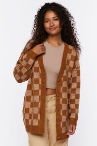 Checkered Cardigan Sweater | Forever 21 (US)