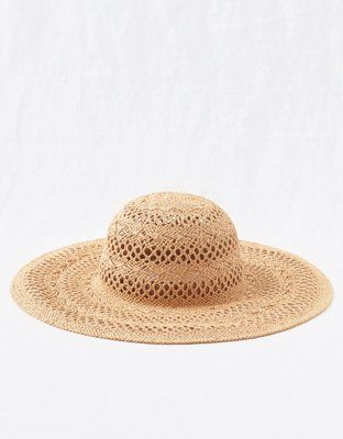 Aerie Crochet Straw Hat | American Eagle Outfitters (US & CA)