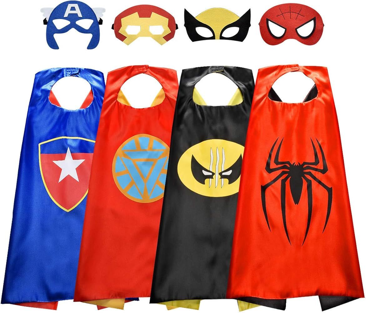 Roko Toys for 3-10 Year Old Boys, Superhero Capes for Kids 3-10 Year Old Boy Gifts Boys Cartoon Dres | Amazon (US)
