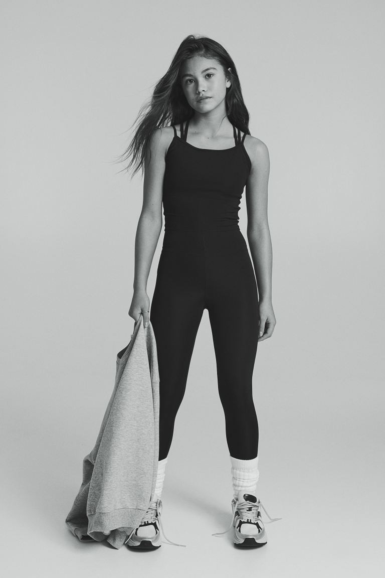 DryMove™ Sports Unitard - Black - Kids | H&M US | H&M (US + CA)