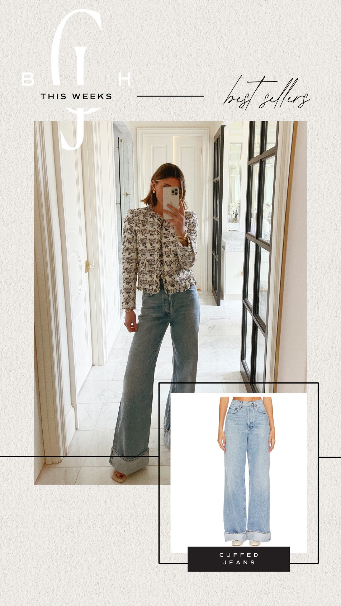 Best seller this week! I sized down one size in these jeans 