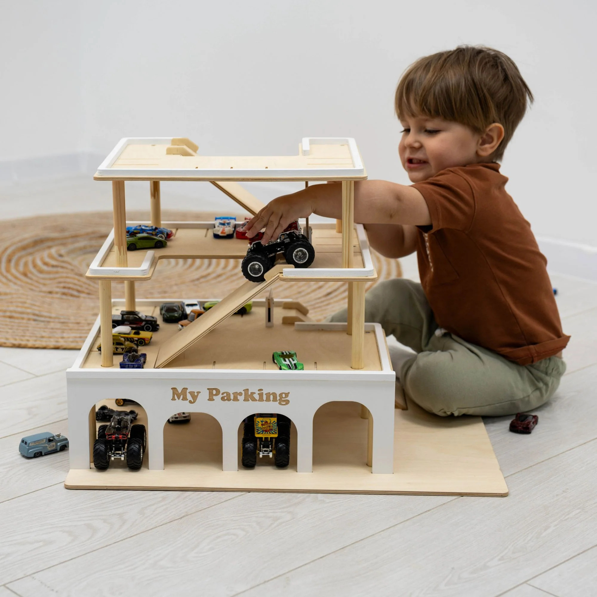 Toy Parking Garage | Enjoy The Wood Inc.