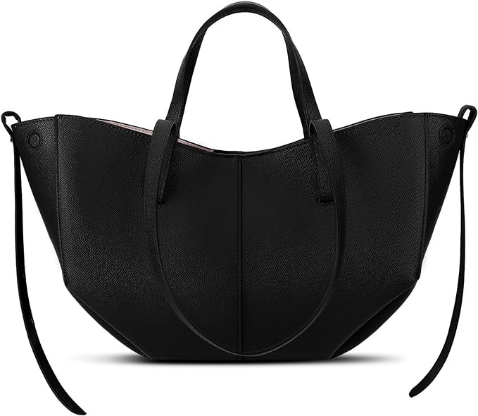 Juoxeepy Work Bag Faux Leather Tote Bag for Women Trendy Handbag Purse Fall Shoulder Bag with Mag... | Amazon (US)