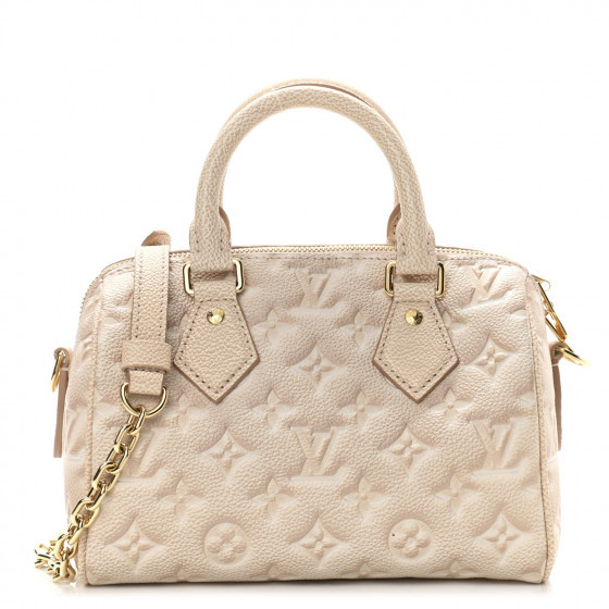 LOUIS VUITTON Empreinte Monogram Summer Stardust Speedy Bandouliere 20 Beige Clair | FASHIONPHILE | FASHIONPHILE (US)