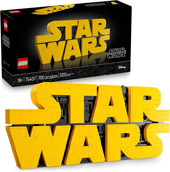 LEGO Star Wars Brick-Built Star Wars Logo - Building Blocks for Adults 18+ - Star Wars Gift Idea ... | Amazon (US)