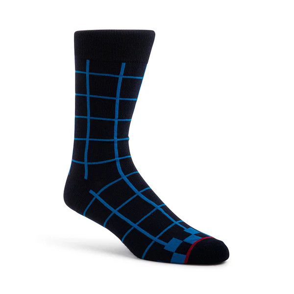 5PK MEN'S BLUE MULTI SOCKS | Steve Madden (Canada)