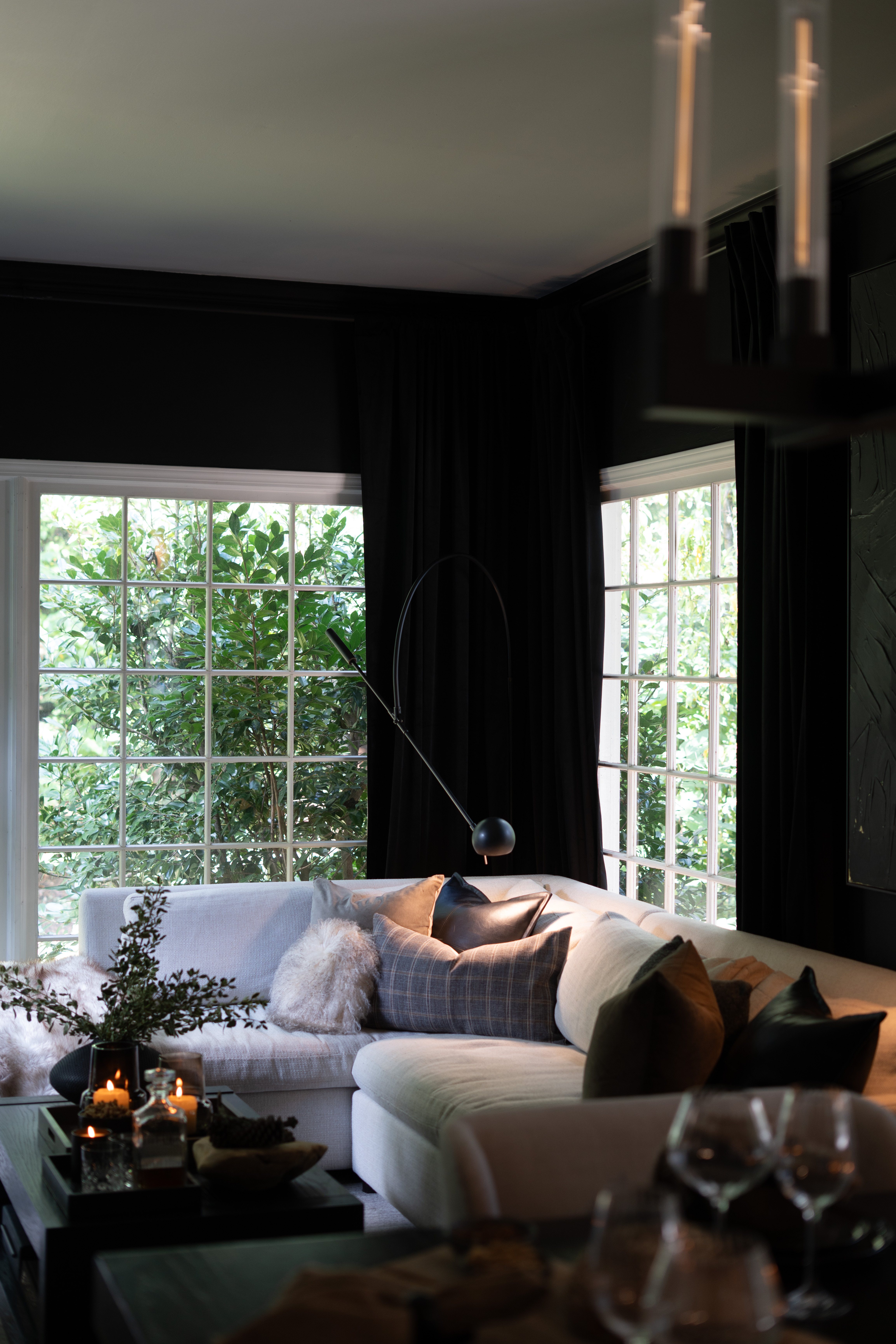 You guys... I am freaking out!! I just transformed our family room for fall and I’m loving the cozy, sophisticated vibe! Deep moody tones, soft textures, and layered lighting make this space feel warm, inviting, and modern. It’s the perfect balance of comfort and style—ideal for slow mornings or evening gatherings. If you love luxurious fall home decor, this space is full of inspiration!! I can't get enough... seriously!  

 #LTKSeasonal #LTKHome #LTKStyleTip