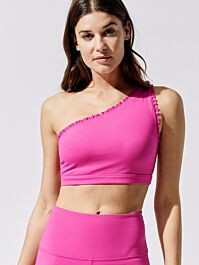 Ruffled One Shoulder Bra | Carbon38