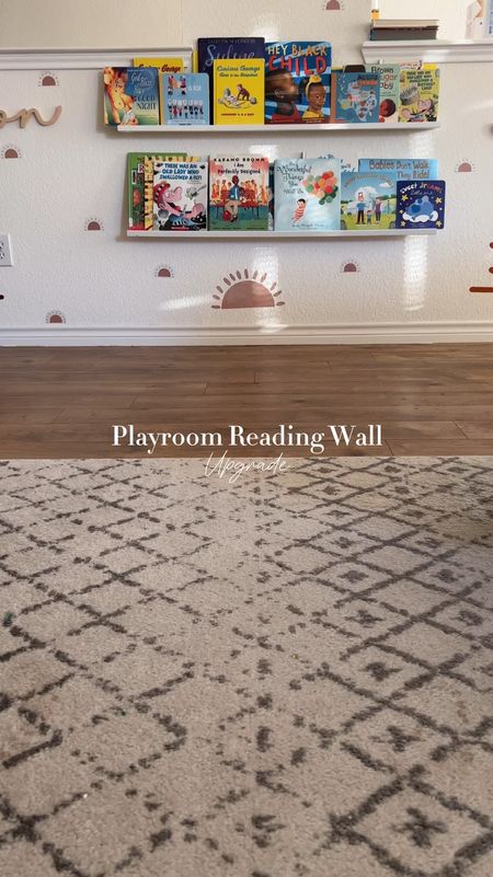 A little reading wall upgrade in the playroom. How cute are their name signs? 

Playroom, boho playroom, home decor, reading wall, 

#LTKkids #LTKfamily #LTKhome