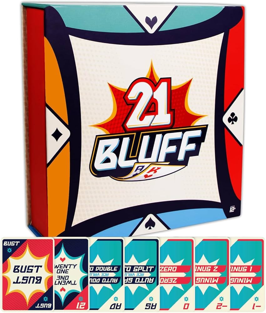 21 Bluff – The Ultimate Bluffing & Strategy Card Game for Family Game Night–Fast-Paced & Hila... | Amazon (US)