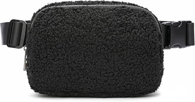 FODOKO Fleece Belt Bag, Sherpa Crossbody Bag Fanny Pack for Women Fashionable Everywhere Waist Bu... | Amazon (US)