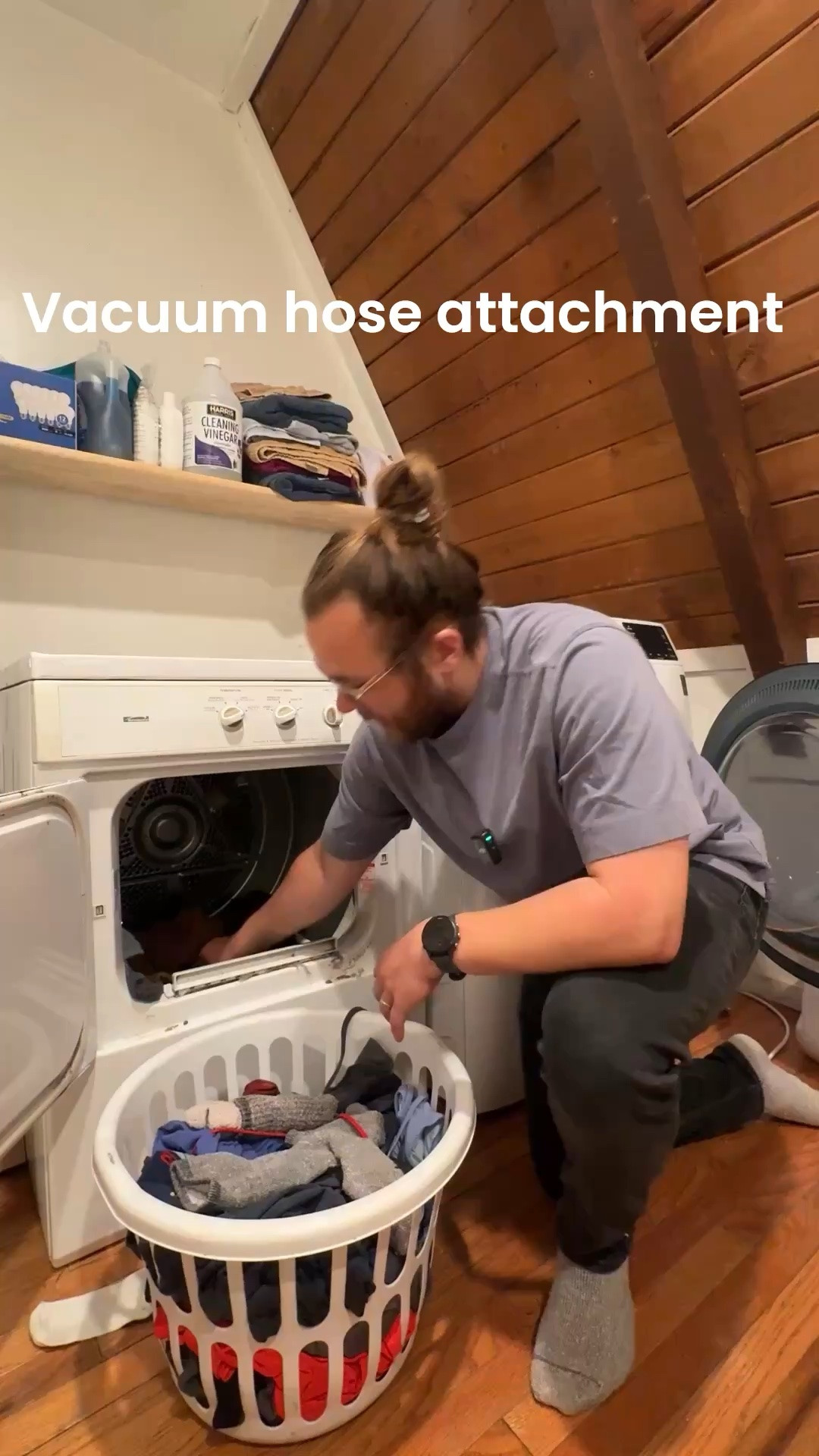 Here is what we used!

Step by step guide below ⬇️ 

1. Unplug your dryer or switch off the breaker.

2. Detach the plastic vent cover (if possible)

3. Attach the vacuum hose attachment and vacuum as much as possible from the inside of the dryer. Use the pipe cleaner if necessary.

4. Detach the ducting from behind the dryer and vacuum there as well.

5. (Not shown in this video!) Remove the cover at the vent on the outside of your house and vacuum out that side too.


Do this every 6 months to prevent house fires and ensure your dryer is working optimally!

Cleaning dryer vent, vacuum attachment,