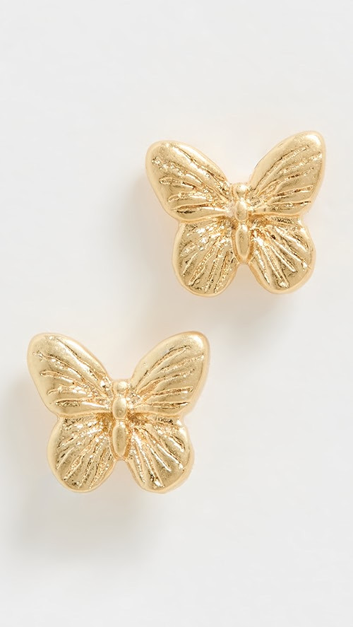 Madewell Butterfly Stud Earrings | SHOPBOP | Shopbop