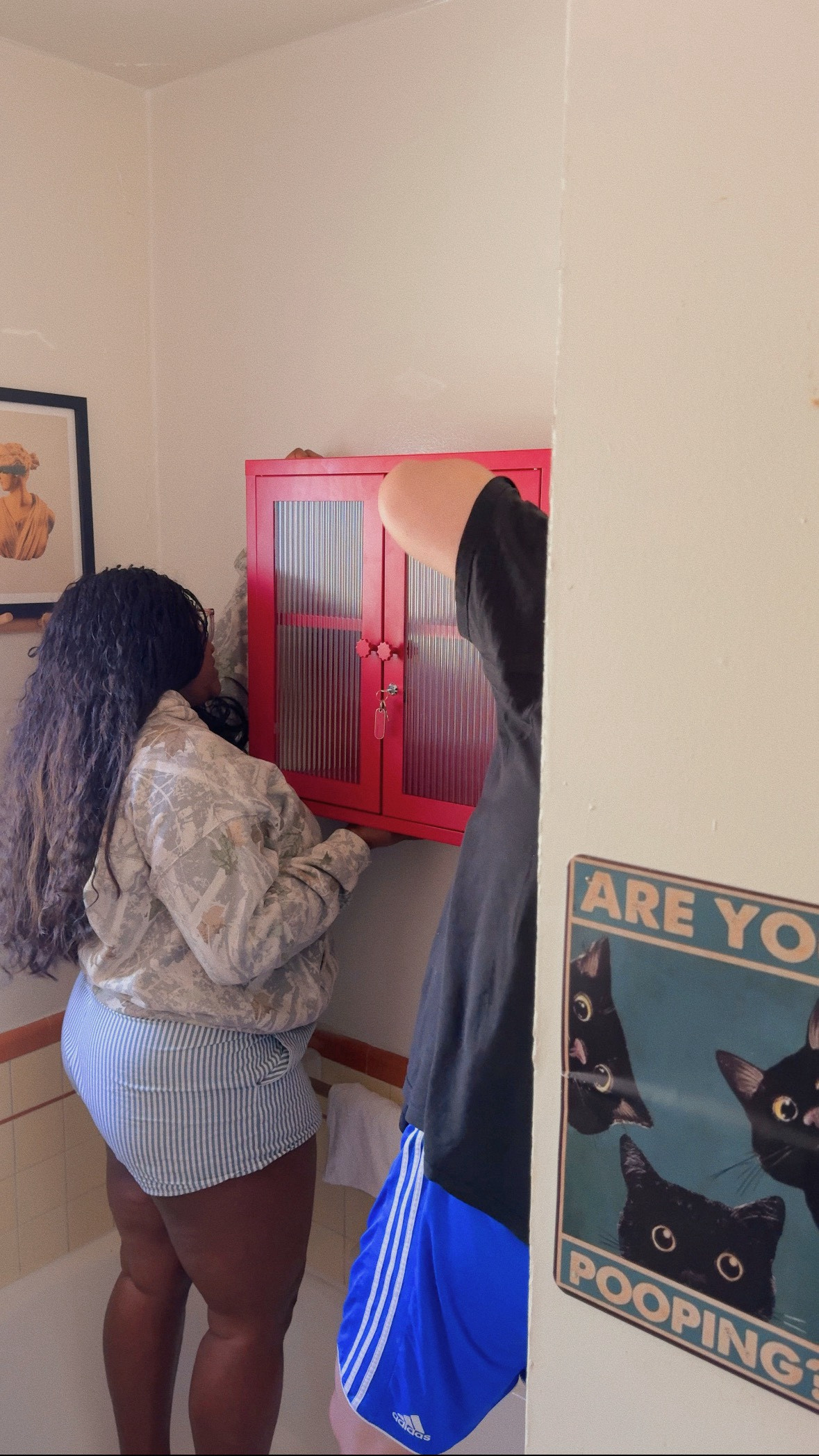 little apartment bathroom refresh in the making ❤️

#LTKSaleAlert #LTKHome #LTKWatchNow
