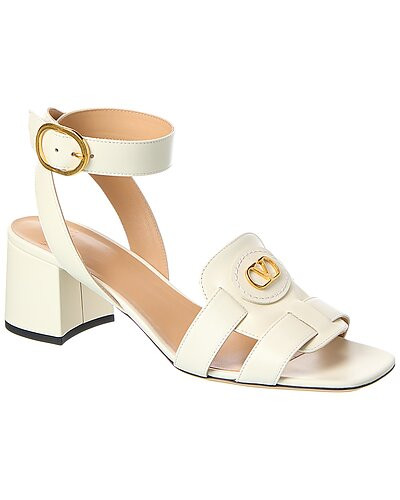 VLogo 55 Leather Sandal | Gilt & Gilt City