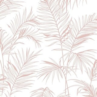 Litho Tropical Pink Wallpaper - 20.5 X 396 | Bed Bath & Beyond