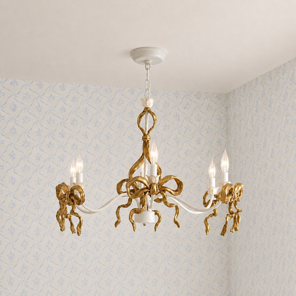 LoveShackFancy Bow Chandelier (24") | Pottery Barn Teen