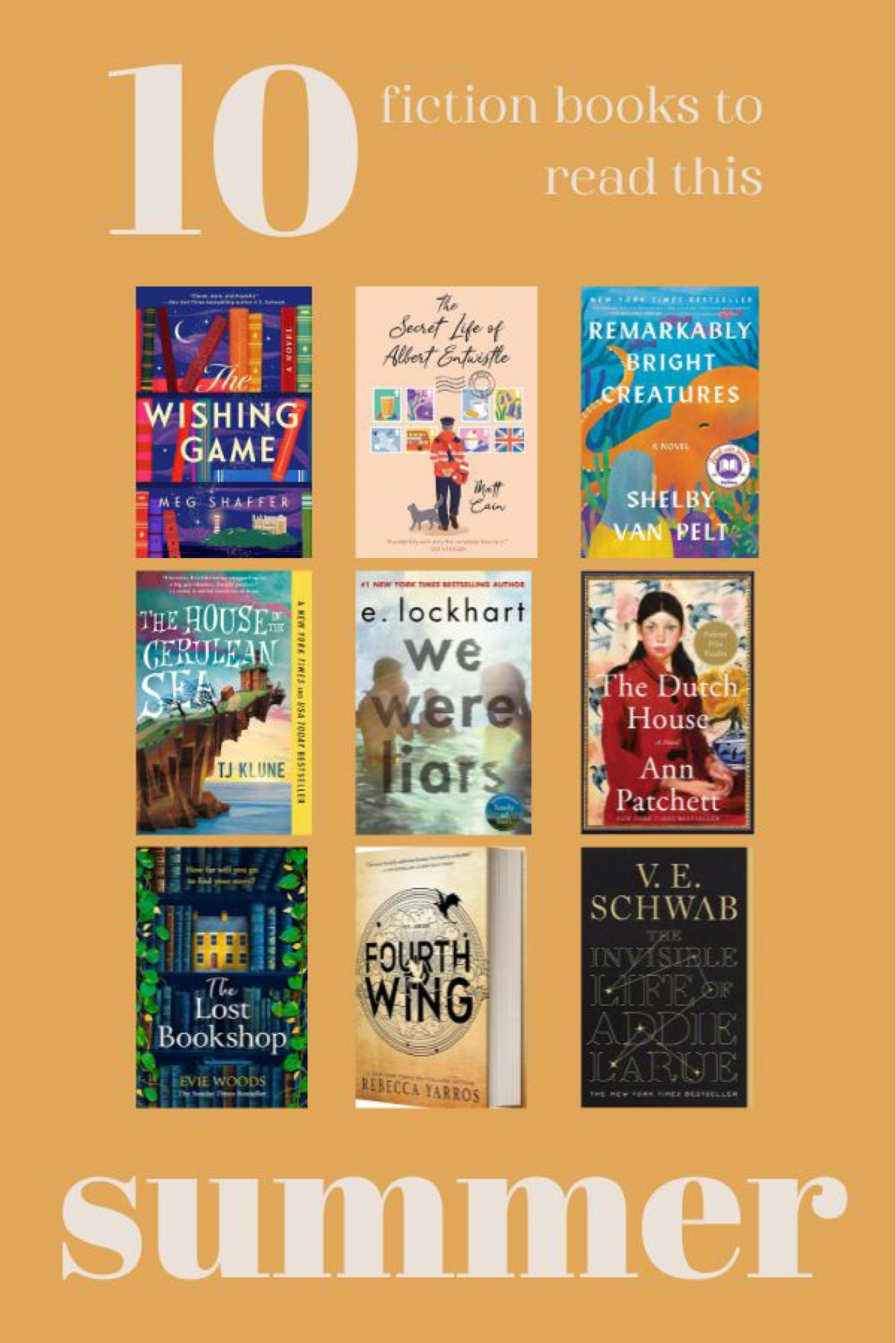 10 Fiction books to read this summer! The best fiction books to read poolside this season! 

#LTKHome #LTKSeasonal #LTKTravel