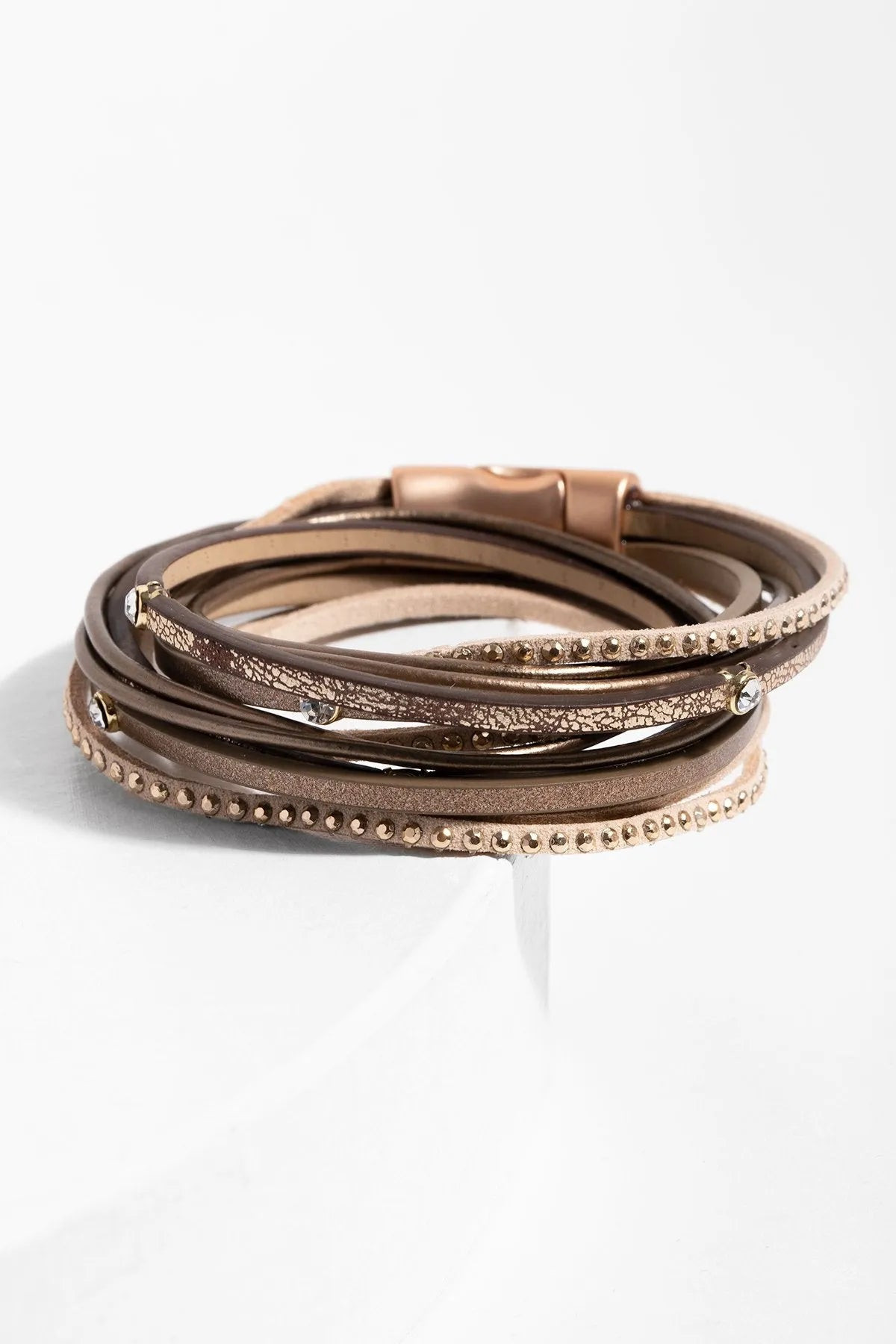 Segovia Double Wrap Leather Bracelet | Saachi