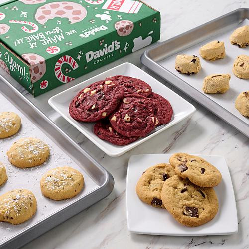 David's Cookies 118-Piece Red Velvet Cookie Dough Combo 12/15 | HSN