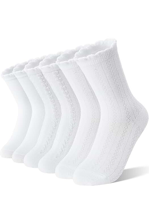 Girls’ tall ruffle socks | Amazon (US)
