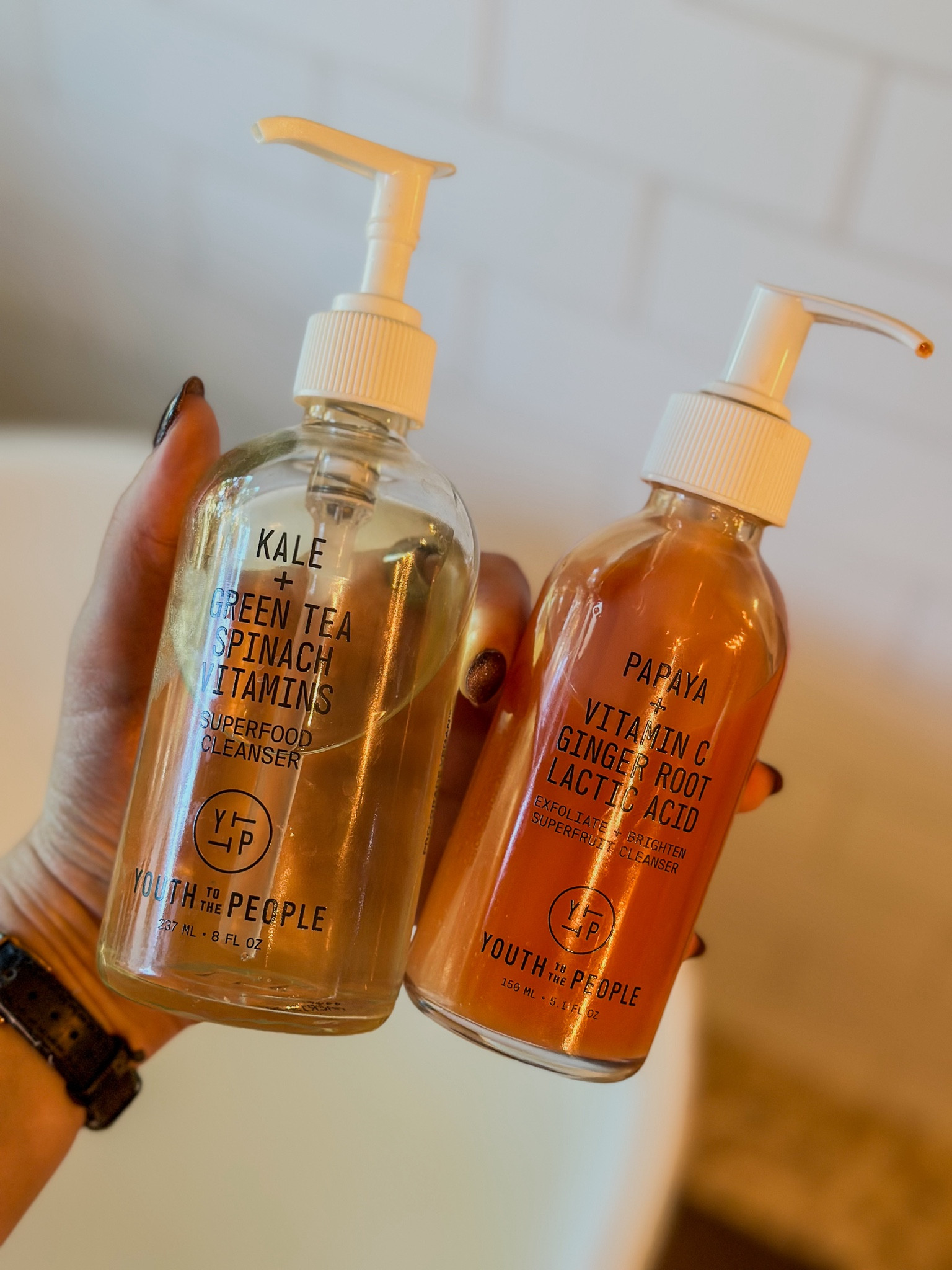 Another skincare combo my skin is loving recently - my OG favorite kale cleanser followed by the new papaya exfoliating cleanser (I use the new cleanser 2-3 times a week)

#LTKBeauty