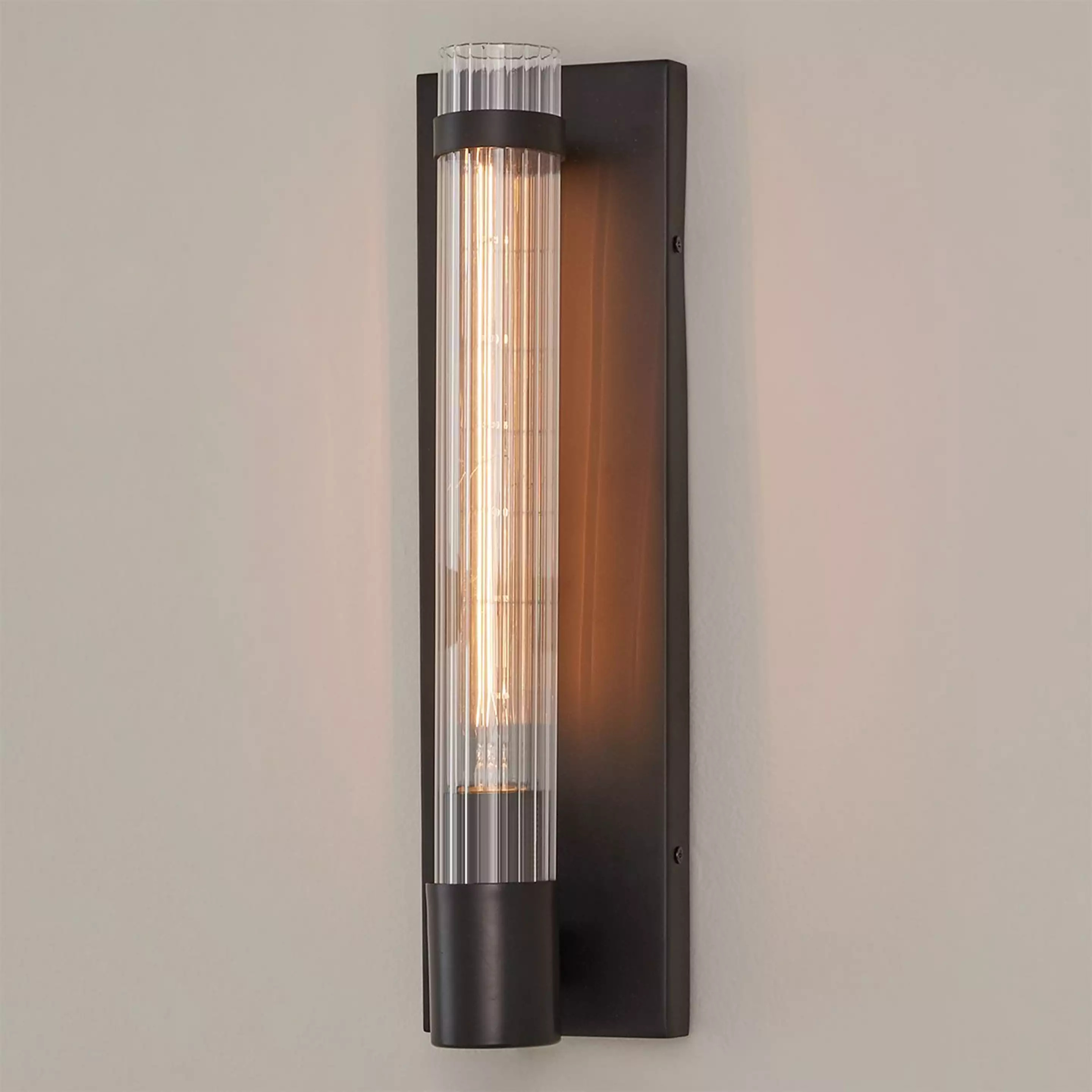 Fluted Cylinder Glass Sconce | Shades of Light