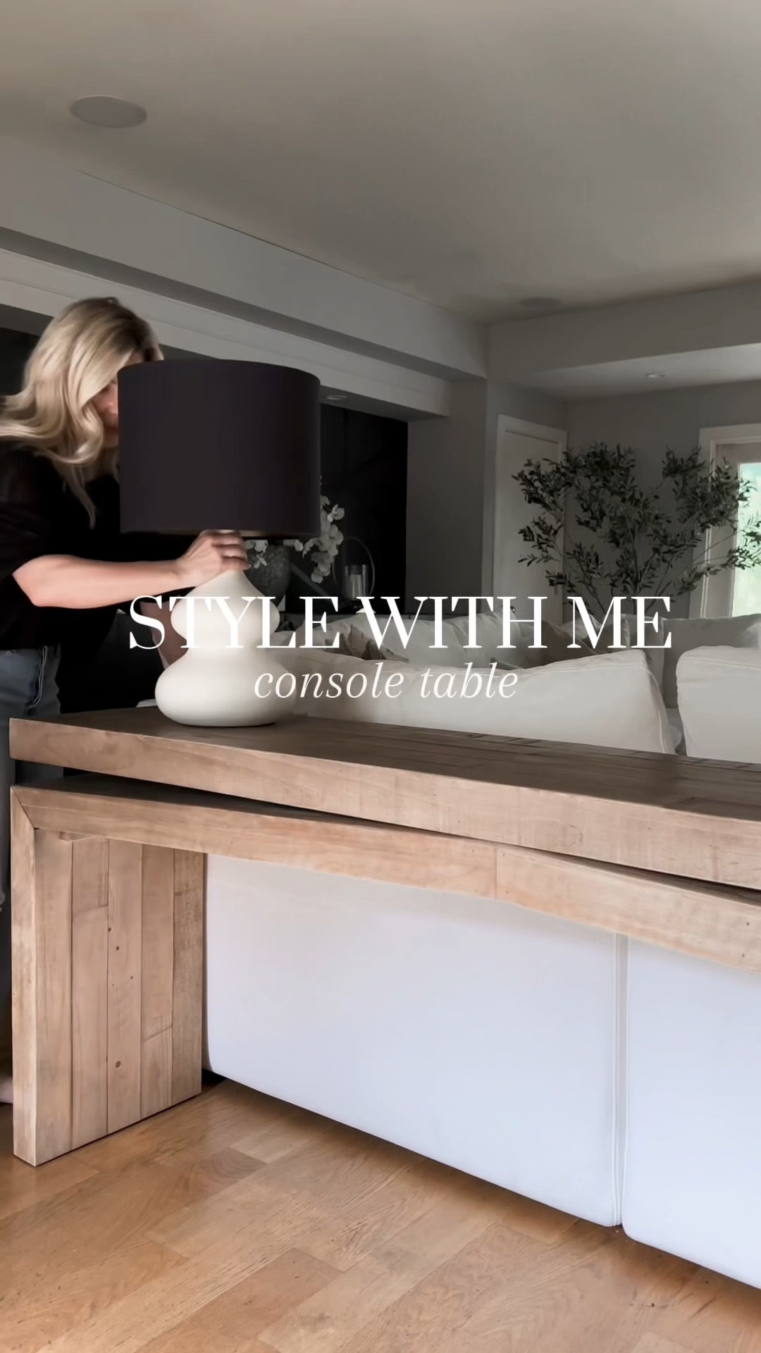Console table styling 

#LTKVideo #LTKHome #LTKxWayfair