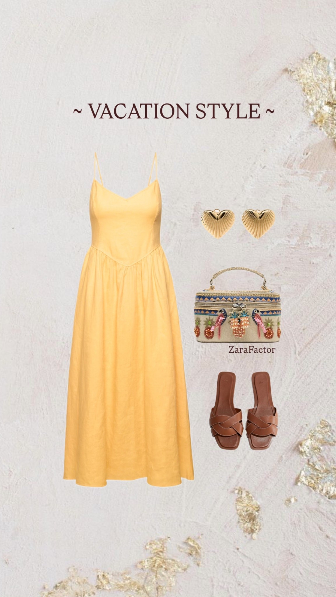 Ultimate vacation fit check must-haves:
- linen maxi dress
- statement jewelry 
- comfy stylish sandals
- clutch with beach-chic vibes

#LTKStyleTip #LTKTravel #LTKSeasonal