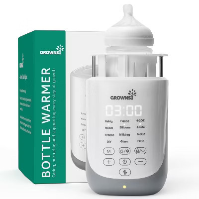 GROWNSY Nutri Bottle Warmer with Innovative Auto-Lift, 10-in-1 Baby Bottle Warmer, Retain Nutrients Milk Warmer for Breastmilk&Formula | Target