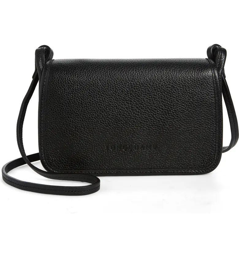 Longchamp Le Foulonné Leather Wallet Crossbody Bag | Nordstrom | Nordstrom