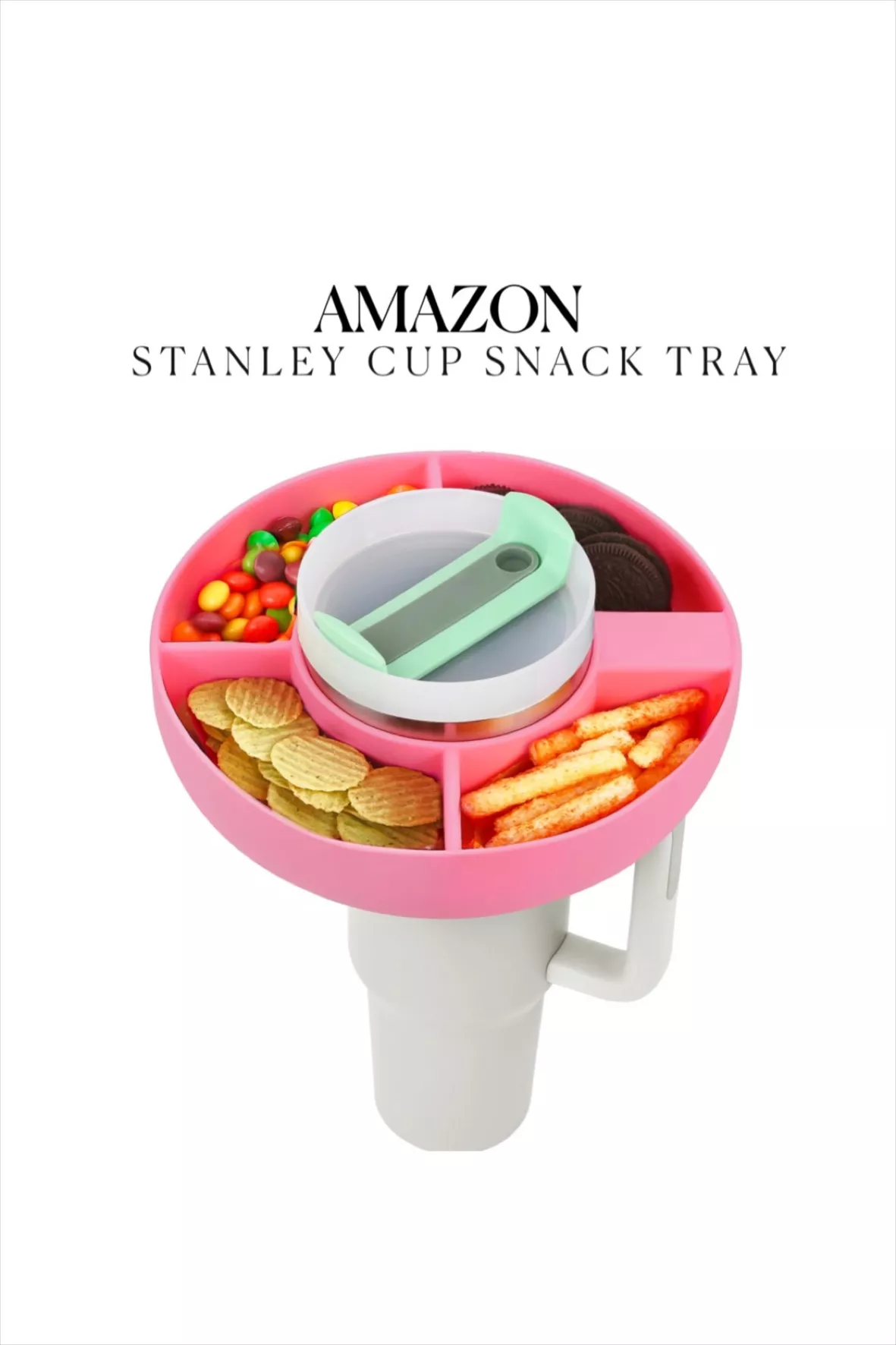 Silicone Stanley Cup Snack Ring, Stanley Cup Silicone Snack Tray