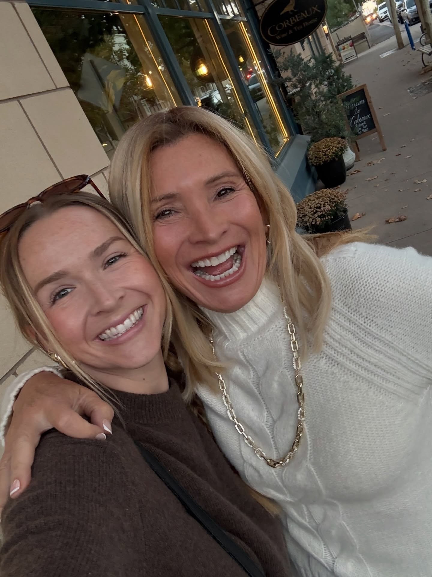 Fun day shooting some B-roll in Old Town today for @jonesroadbeauty with by bestie @stephaniewolfe - we both love their makeup. It gives you such a beautiful, natural glow! #makeup #nomakeupmakeup #over50 #ugc #motherdaughter

#LTKOver40 #LTKGiftGuide #LTKHoliday