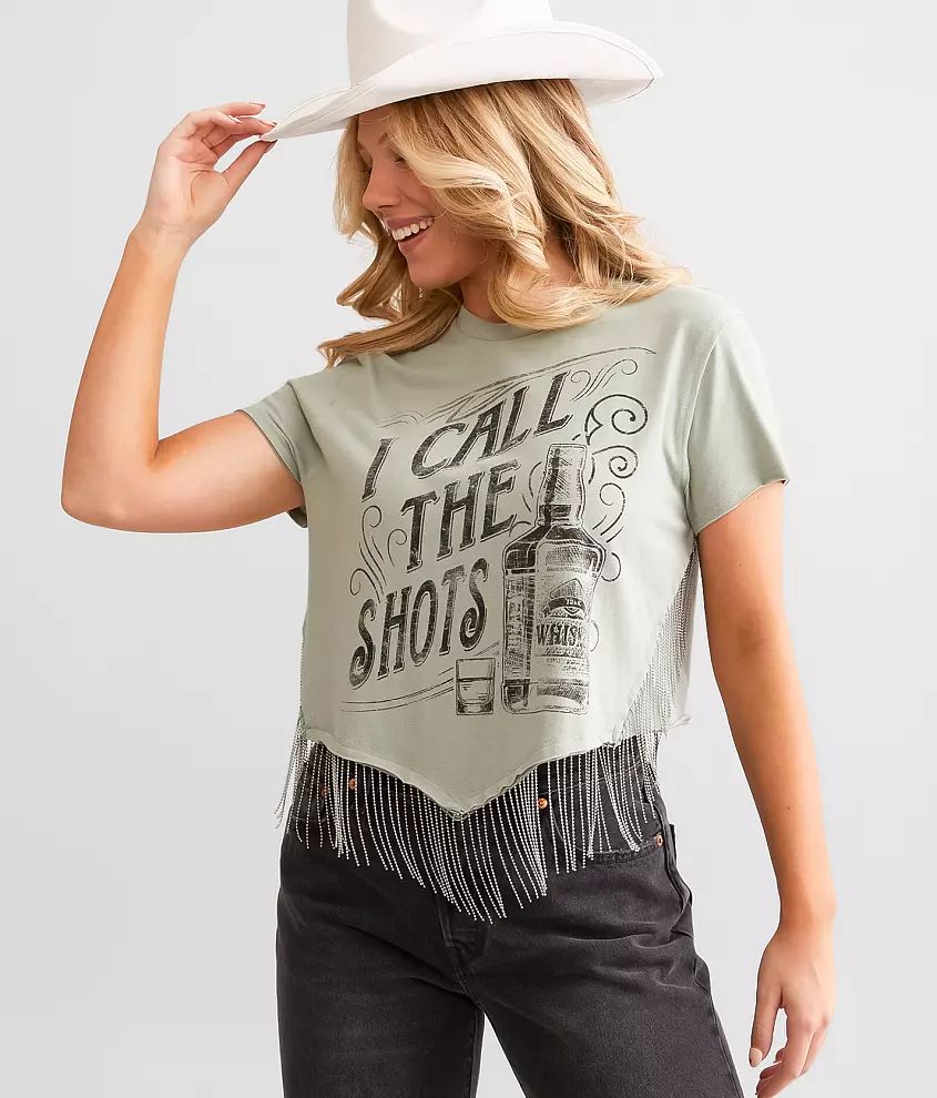 I Call The Shots Cropped T-Shirt | Buckle