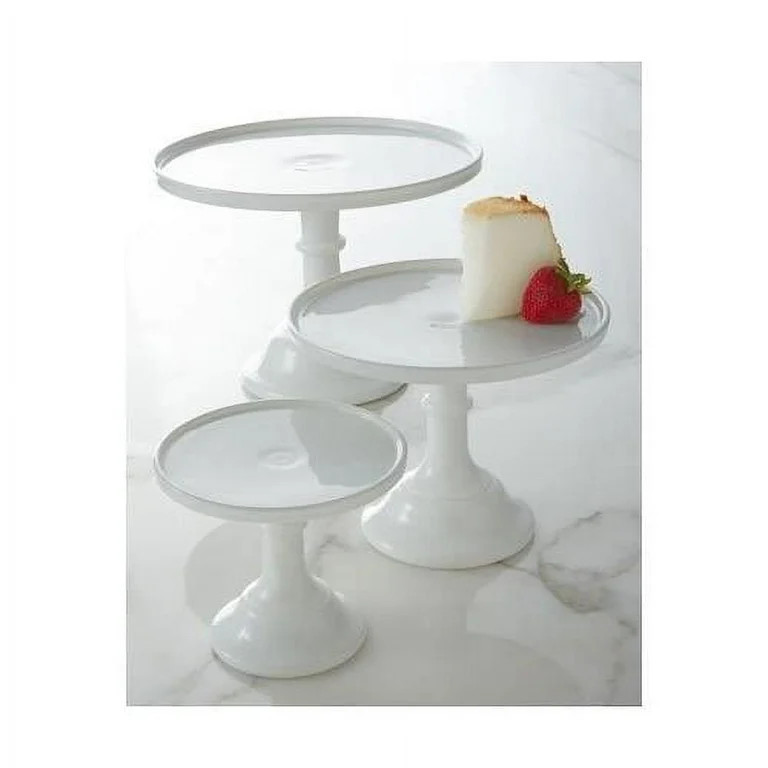 Milk White 6" Glass Cake Stand - By Mosser Glass | Walmart (US)