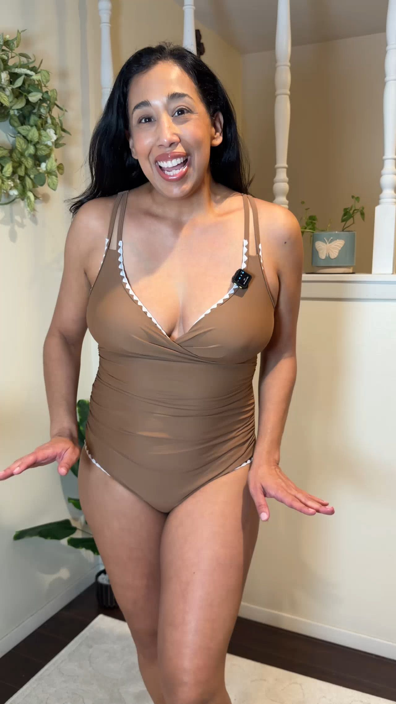  My favorite new bathing suit!! This one is perfect I. All the areas. Great for larger chests like mine and sucks in the tummy and covers the booty! 

 

#LTKOver40 #LTKSwim #LTKMidsize