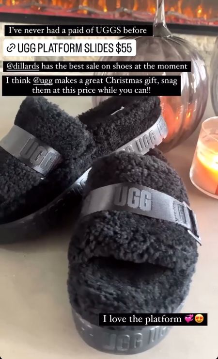 Ugg slippers on sale, Christmas gift for her, house shoes, fall winter shoes

#LTKunder50 #LTKshoecrush #LTKSeasonal