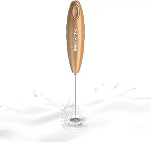 Bonsenkitchen Milk Frother Handheld, Automatic Milk Foam Maker Hand Frother for Coffee, Matcha, H... | Amazon (US)