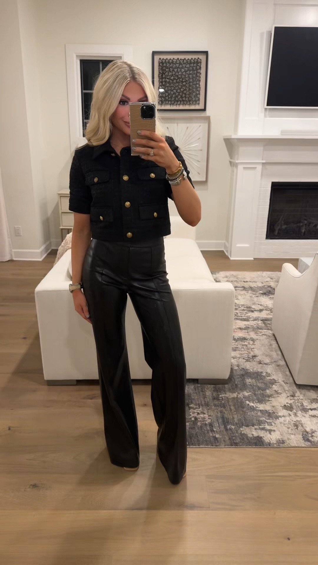 NYE outfit 🥂🥂🤍🤍 my top is 50% off right now!!!!
Wearing a size 2 in top and bottom 

#LTKSaleAlert #LTKHoliday #LTKGiftGuide