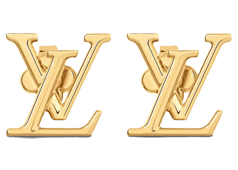 Women's Louis Vuitton LV Initials Iconic Earrings in Gold | StockX