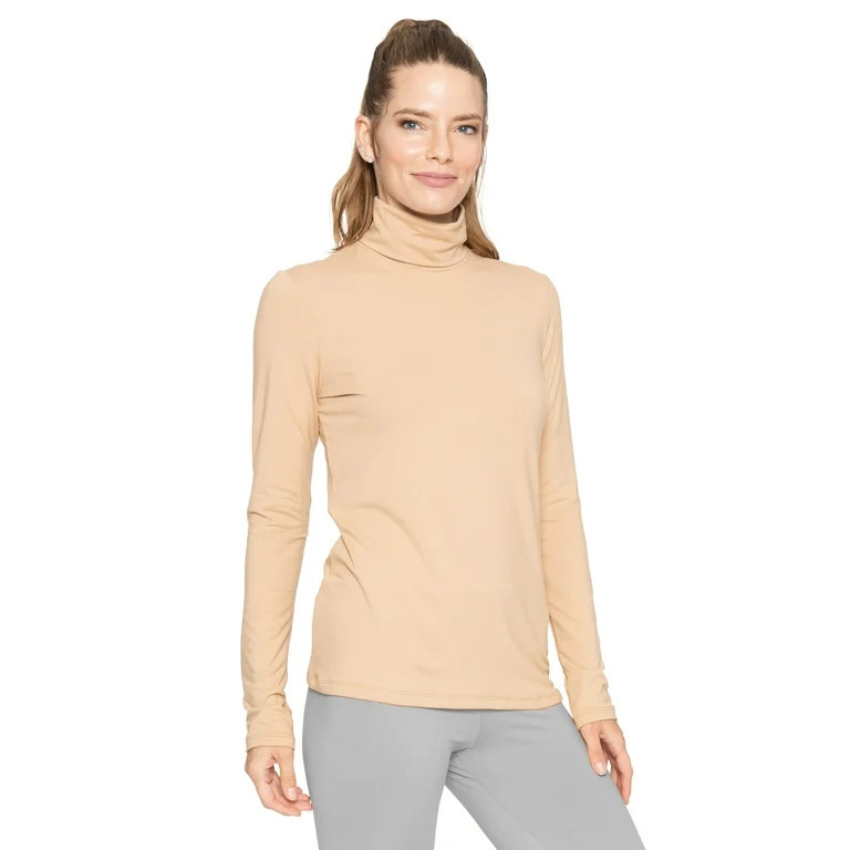 Women's Regular and Plus Size Oh So Soft Long Sleeve Turtleneck Top | Ultra Soft | Adult Small to... | Walmart (US)