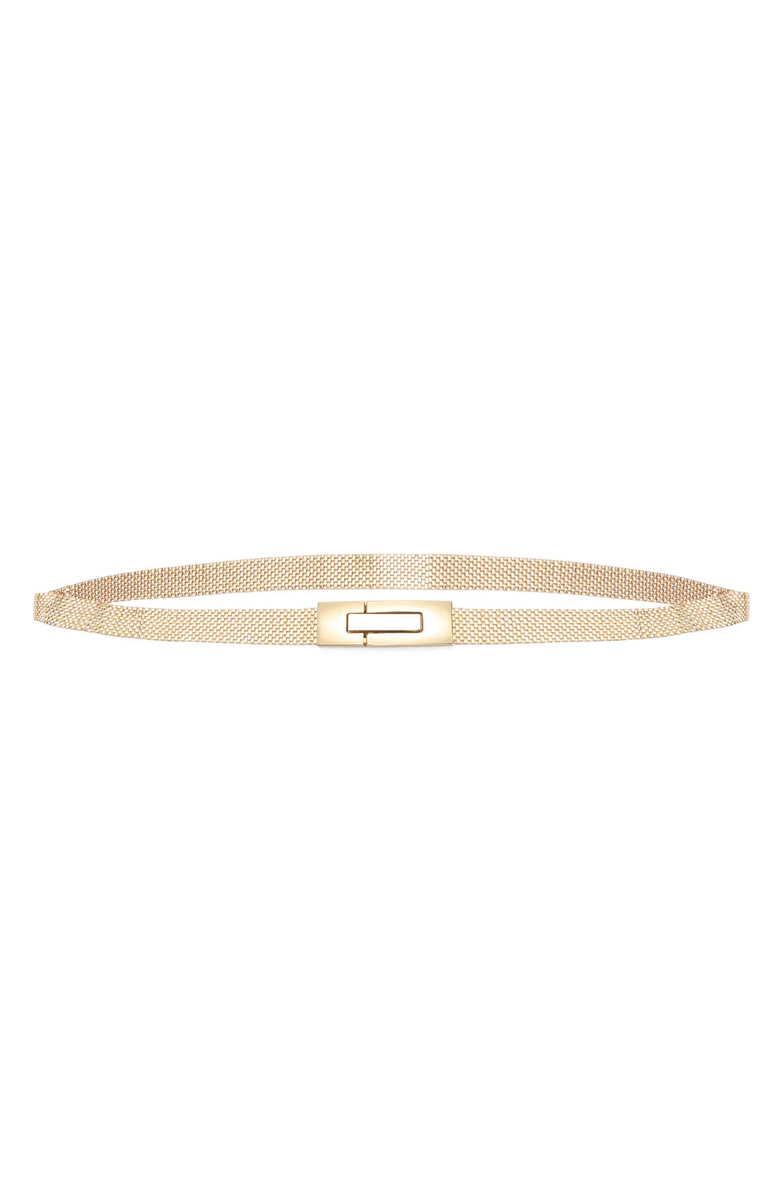 Skinny Metal Mesh Belt | Nordstrom