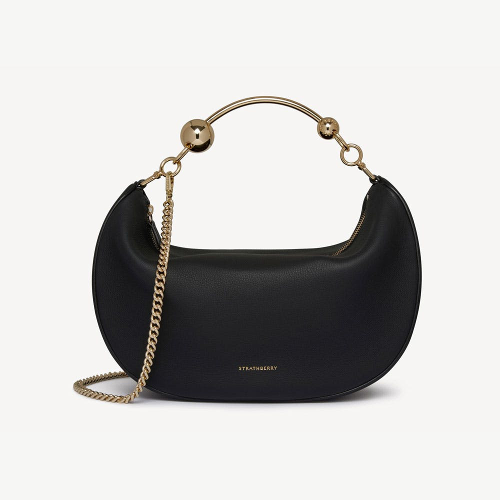 Strathberry - Crescent Moon - Black | Strathberry