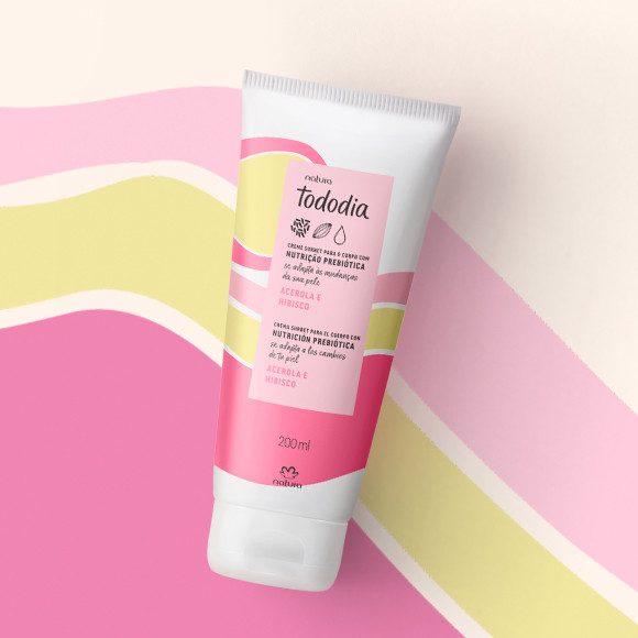 Sorbet Desodorante Nutritivo Tododia Acerola e Hibisco | Natura BR