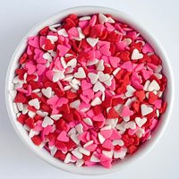Red, White, & Pink Heart Sprinkles | 2.5 Ounces Edible Valentine | Etsy (US)