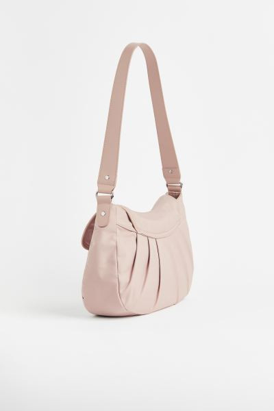 Bolso bandolera pequeño en sarga - Beige claro - MUJER | H&M ES | H&M (FR, IT, ES, PT, BE)