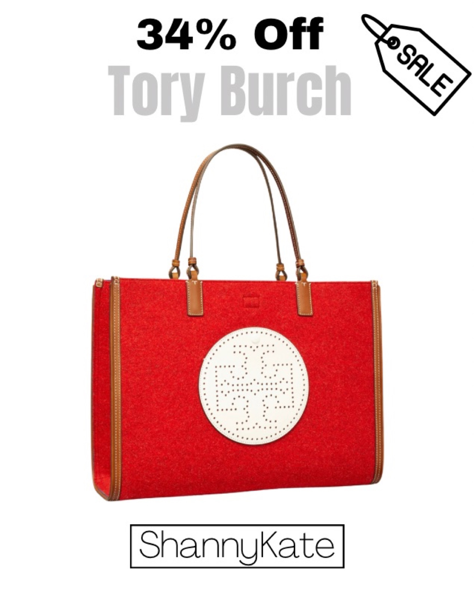 Tory Burch Ella Felt Tote on sale now- 34% off. 

Ella purse. Ella bad. Tory Burch. Tory bag. Red purse. Red bag  

#LTKFind #LTKsalealert #LTKitbag